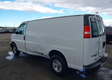 2014 Chevrolet Express 2500 Work Van из США, поврежденный, VIN 1GCWGFCA8E1134950